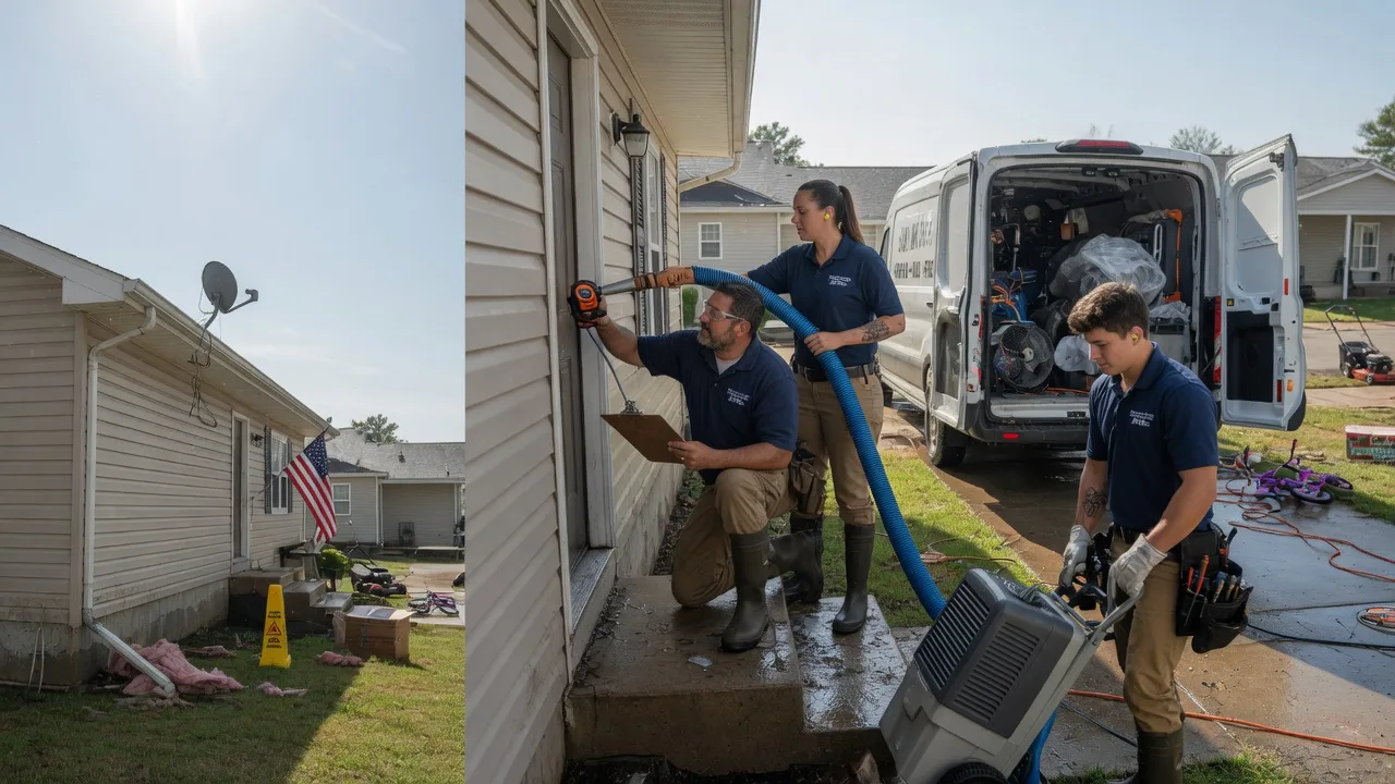 Ceiling Water Damage Restoration in Pittsford, MI near me